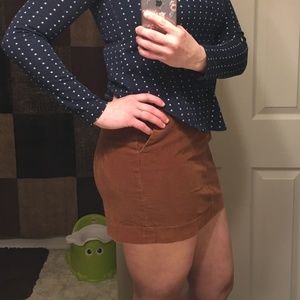 Banana Republic Brown Corduroy Mini Skirt 4